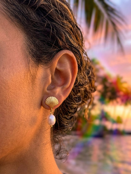 Antigua Scallop Pearls